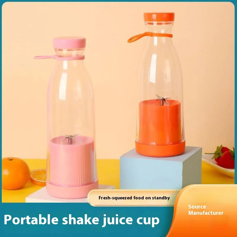 Portable Rechargeable Mini Electric Juicer Cup with 6 USB Power Supply for Home Juice Coke Cup