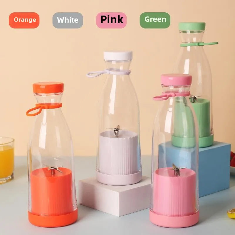 Portable Rechargeable Mini Electric Juicer Cup with 6 USB Power Supply for Home Juice Coke Cup