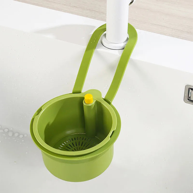 Detachable Sink Hanging Strainer Basket Quickly Drain Kitchen Garbage Filter Openable Bottom Cover Creative Multifunctional