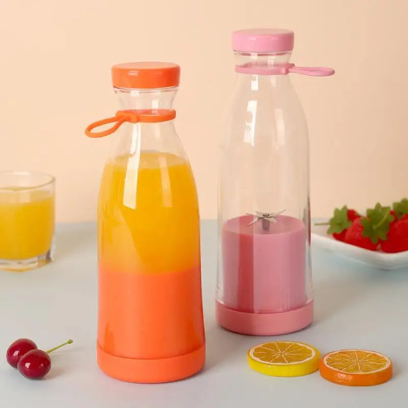 Portable Rechargeable Mini Electric Juicer Cup with 6 USB Power Supply for Home Juice Coke Cup